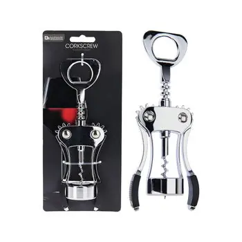 Tirbușon Excellent Houseware 55504 Tirbuson cu 2 mansete 18cm, metal - Doar azi