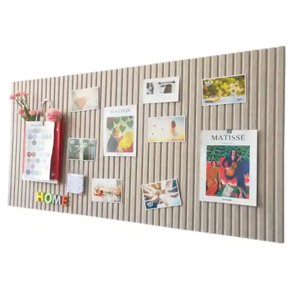 Stoc pe terminate - Panou de plută autocolant pentru notițe 40 × 60 cm Panou de plută de culoare deschisă pentru fotografii, notițe, birou și acasă