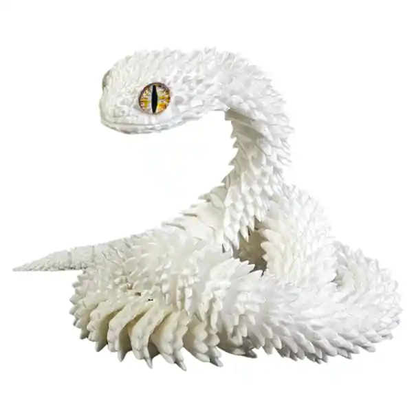Șarpe flexibil 3D imprimat 30 cm Figurina decorativă mobilă Jucărie flexibilă Design realist Jucărie decorativă de colecție - Preț de ofertă