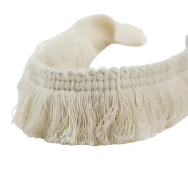 Panglica decorativă împletită cu ciucuri 91 cm Panglică decorativă din bumbac și poliester pentru cusut haine, decorațiuni interioare, perdele, perne handmade | Comandă rapid