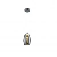 Preț promoțional - Pendul cu inaltime reglabila din Sticla Transparent cu LED D11xH120cm Nebula