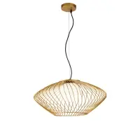 Acum disponibil | Pendul cu inaltime reglabila din Sticla Alb D52xH177cm Plec