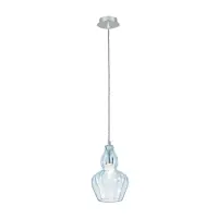 Alegerea clienților - Pendul cu inaltime reglabila din Metal Albastru D16xH143cm Eustoma