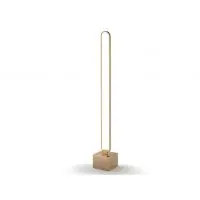 Lampa de podea din Metal Rose gold cu LED L18x18xH140cm Colette - Ofertă exclusivă
