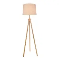 Preț excelent - Lampa de podea din Bumbac Bej D51xH162cm Calvin