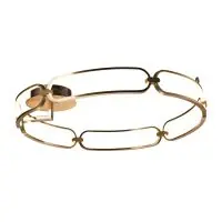 Calitate de top | Plafoniera Rotunda din Metal Rose gold Colette D80xH16cm