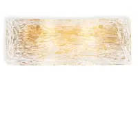 Produs lansat recent | Aplica de perete din Metal Alama si Sticla Transparent H15xL39.5cm Almeria Eichholtz