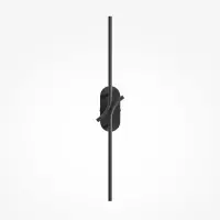 În tendințe - Aplica de perete din Metal Negru H63xL10cm IP20 6W 3000K Renaissance