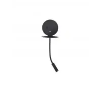 Ultima șansă - Aplica de perete din Aluminiu Negru H50xL15cm IP20 9W 520lm 3000k ECLIP