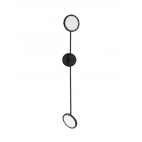 Preț de fabrică | Aplica de perete structura din Metal Negru si abajur din Acrilic Alb H120xL100cm IP20 18W 1781lm 3000k SCOPE