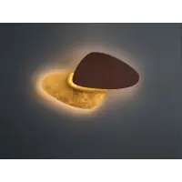 Noutate în gamă - Aplica de perete din Metal Auriu cu LED L24x7xH42cm Contra