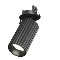 Expediere rapidă | Spot incastrat din Aluminiu Negru H14.4xL10cm 10W Calipso