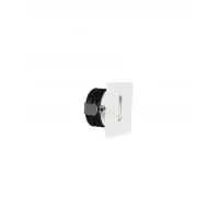 Profită acum - Spot incastrat din Aluminiu Alb H3.7xL3.7cm IP54 1W 70lm 3000k PASSAGGIO