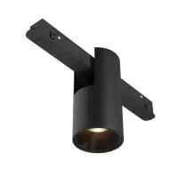 Spot pentru sina Exility din Aluminiu Negru H10.4xL19.3cm 7W 370lm 3000k Alfa - Ultima șansă