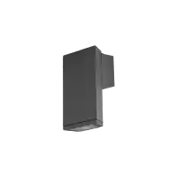 Aplica de perete pentru exterior din Aluminiu Gri cu LED L17x9xH6cm Ola | Comandă cu încredere