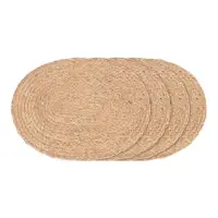 Set 4 suporturi farfurie din Iuta Maro 45x35cm Bombay | Ofertă promoțională