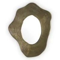 Oglinda cu rama din Metal/MDF Alama L60xH75cm Pavona Eichholtz - Livrare expres