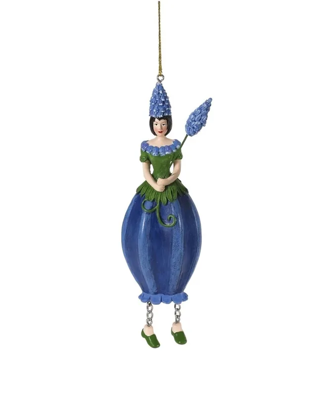 Figurina cu agatatoare Flower Girl Muscari, 12 cm | Super preț