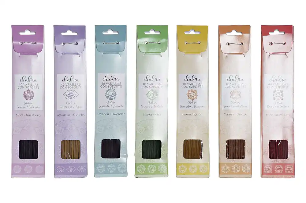 Acum disponibil - Set bete parfumate, model Chakra