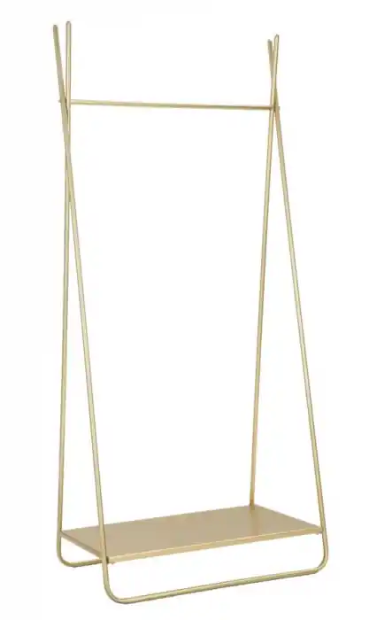 Cuier metalic auriu Abby 64x41x142cm - Comandă rapid