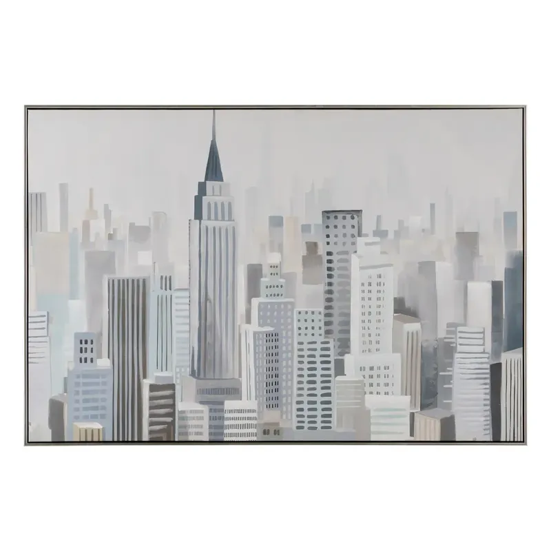 Tablou canvas City, multicolor, 120x80x3.5 cm - Retur simplu
