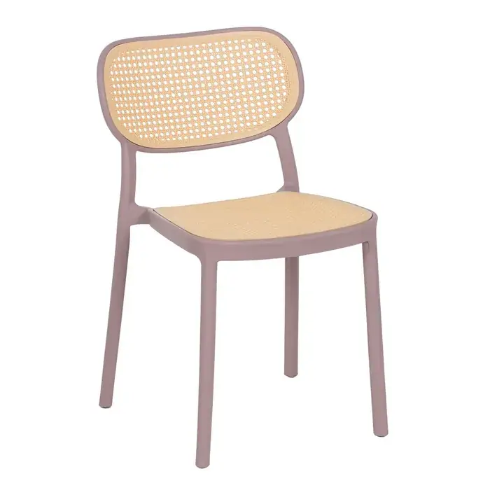 Set de 2 scaune Summer lila din Polipropilena 53.8 X 47.5 X 78 CM - Stoc aproape epuizat