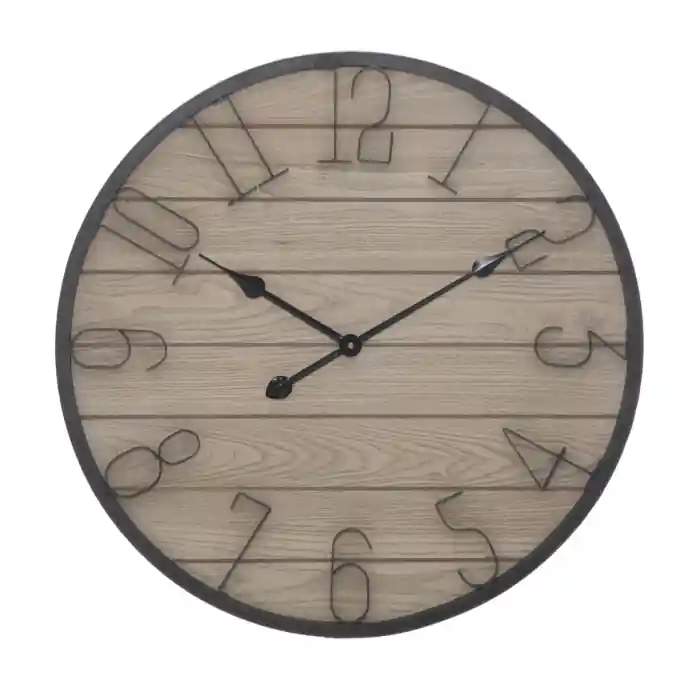 Ceas de perete lemn de acacia 60x4,5 cm | Se poate comanda