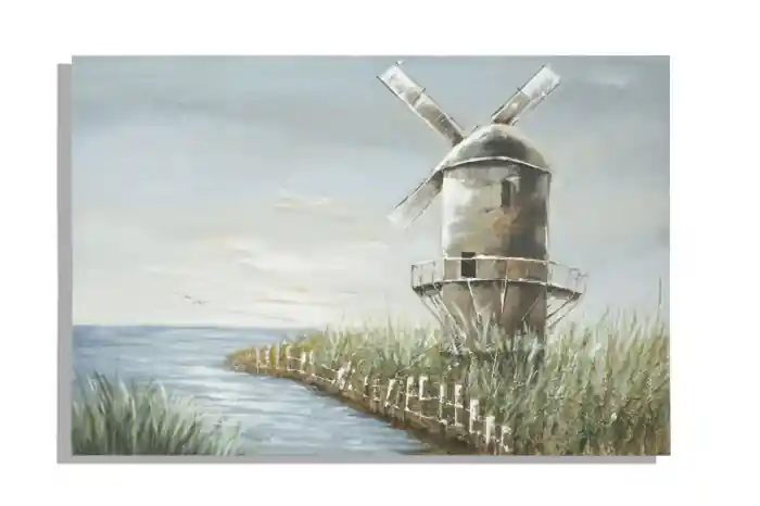 Alegerea clienților | Tablou pictat manual pe panza Moara 120x3,7x80 cm