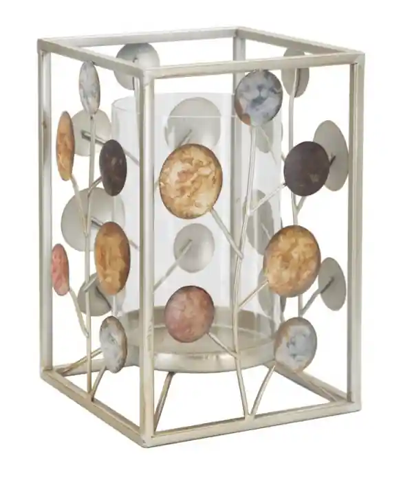 Ofertă exclusivă - Suport lumânari elegant Bixy 14,5x14,5x21 cm