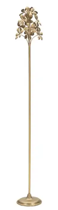 Alegerea clienților | Sfesnic inalt de podea auriu Flowy 17x118 cm