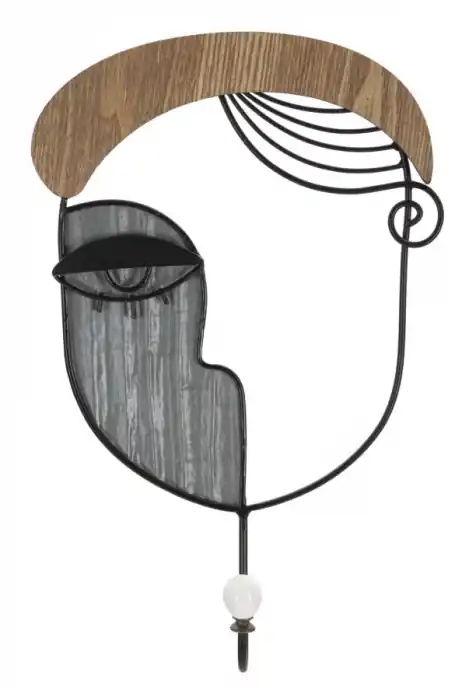 Reducere | Cuier de perete modern abstract Picassy 22x6x35 cm