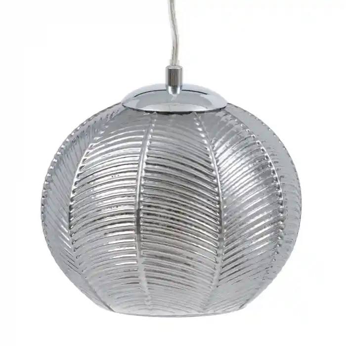 Lampa de tavan argintie din metal 20 x 20 x 15,50 cm - Se vinde rapid