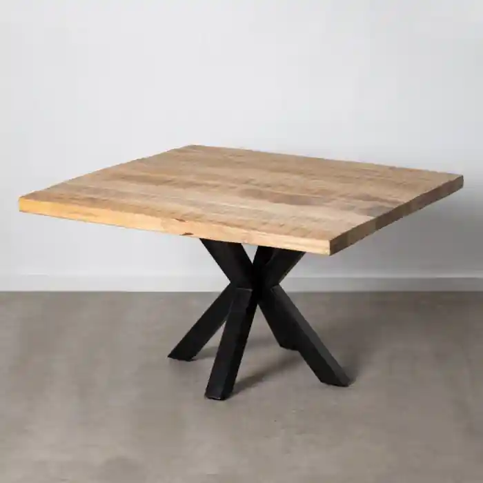 Alegerea clienților - Masa de dining patrata cu blat din lemn de mango 130 x 130 x 76 cm