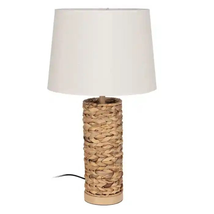 Lampa de masa din fibre Naturale 35 x 35 x 61 cm - Noutate în ofertă