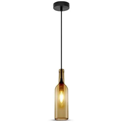Pendul Sticla bruna E14 V-TAC - Reducere mare