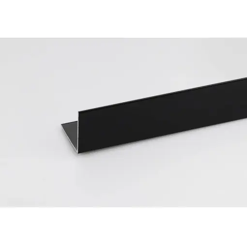 În topul vânzărilor - Cornier aluminiu 30x30mm 2m negru lucios
