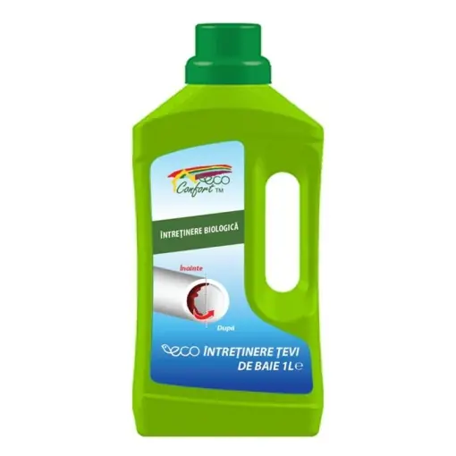 Intretinere biologica tevi baie Eco Confort 1L - În topul vânzărilor