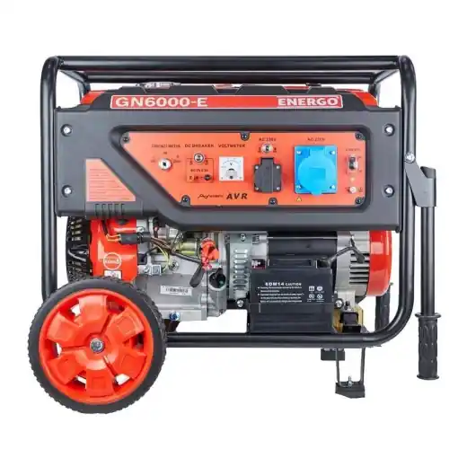 Generator portabil de curent pe benzina cu pornire electrica Energo 5.5 kW GN6000-E | Economisește acum