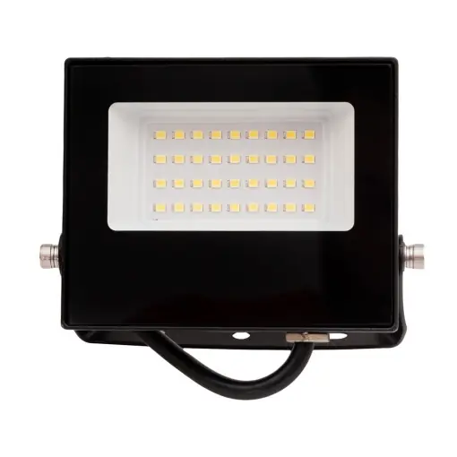 Proiector LED, senzor miscare, 30 W, 2850 lm, lumina rece, 126.5 x 28 x 115.6 mm, Negru, Novelite | Retur simplu