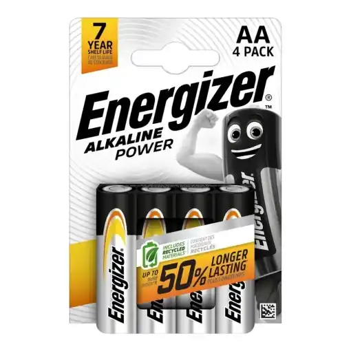 Comandă online - Set 4 baterii, AA, LR6, 1.5V, Energizer Alkaline
