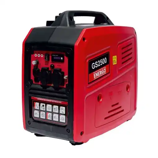 Generator portabil inverter GS2500, rezervor 6 Litri, benzina, 2.8kW/230V, start manual, Energo | Reducere