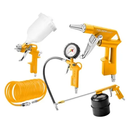 Lansare | Set 5 accesorii aer comprimat, AirXT, Tolsen