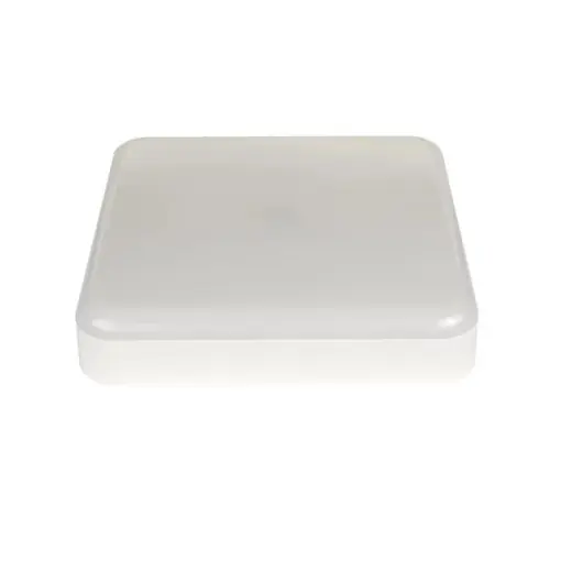 Produs lansat recent - Plafoniera LED pentru exterior cu senzor de miscare Ledvance SURFACE SLIM SQUARE 260, 26W, 2730 lm, lumina neutra (4000K), IP65/IK10, 260x260x55mm, Alb