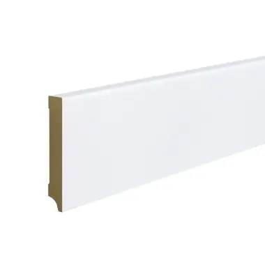 Expediere rapidă | Plinta Egger MDF alba 2400x18x100mm, dreapta, vopsibila