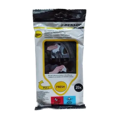 Lavete curatat auto multi fresh 20 buc, Dunlop - Calitate superioară