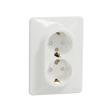 Priza dubla 2P+E alb Sedna D&E SDD311221 | Produs apreciat