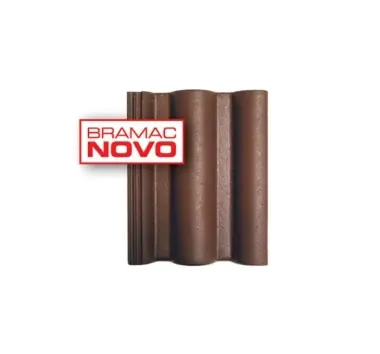 Favoritul clienților | Tigla de beton Bramac Romana Novo 1/1 maro