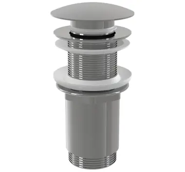 Preț redus - Ventil pentru lavoare din plastic si sticla, metalic, fara preaplin, click-clack 5/4 Alca A395