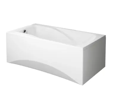 Cada Cersanit Zen rectangulara 160x85cm, picioare reglabile incluse, spatar profilat, acril, S301-127 - Produs apreciat