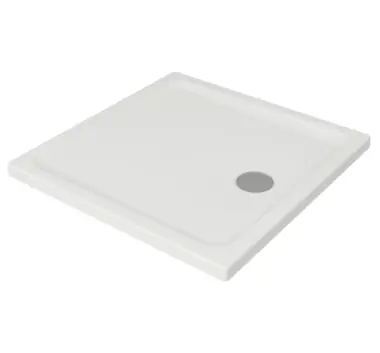 Cadita de dus Cersanit Tako patrata 80cm, slim, inaltime 4cm, acril, S204-009 | Noutate în catalog